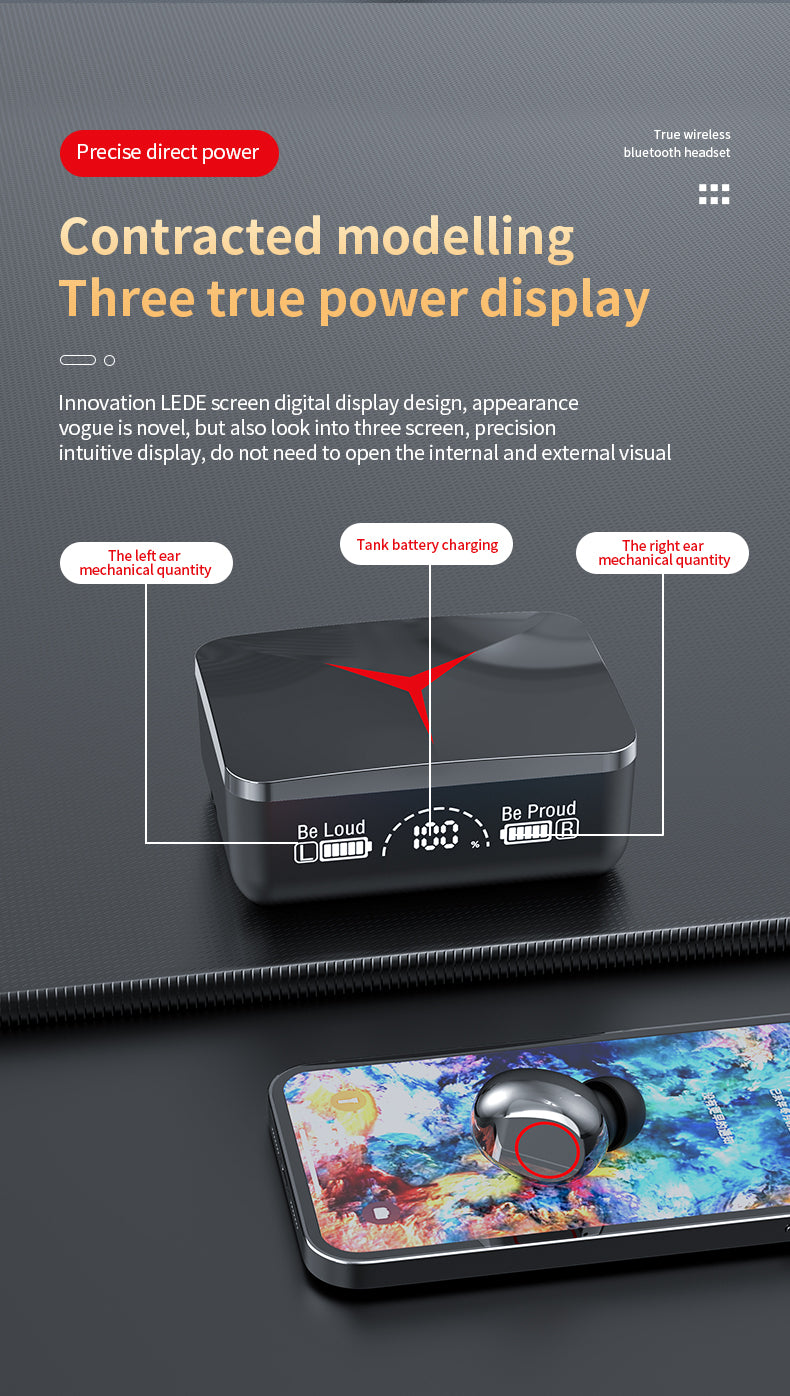 M90 Pro | Gaming EarBuds | True Wireless Earbuds | Type-C Charging| ACTIVE Noise Cancellation|