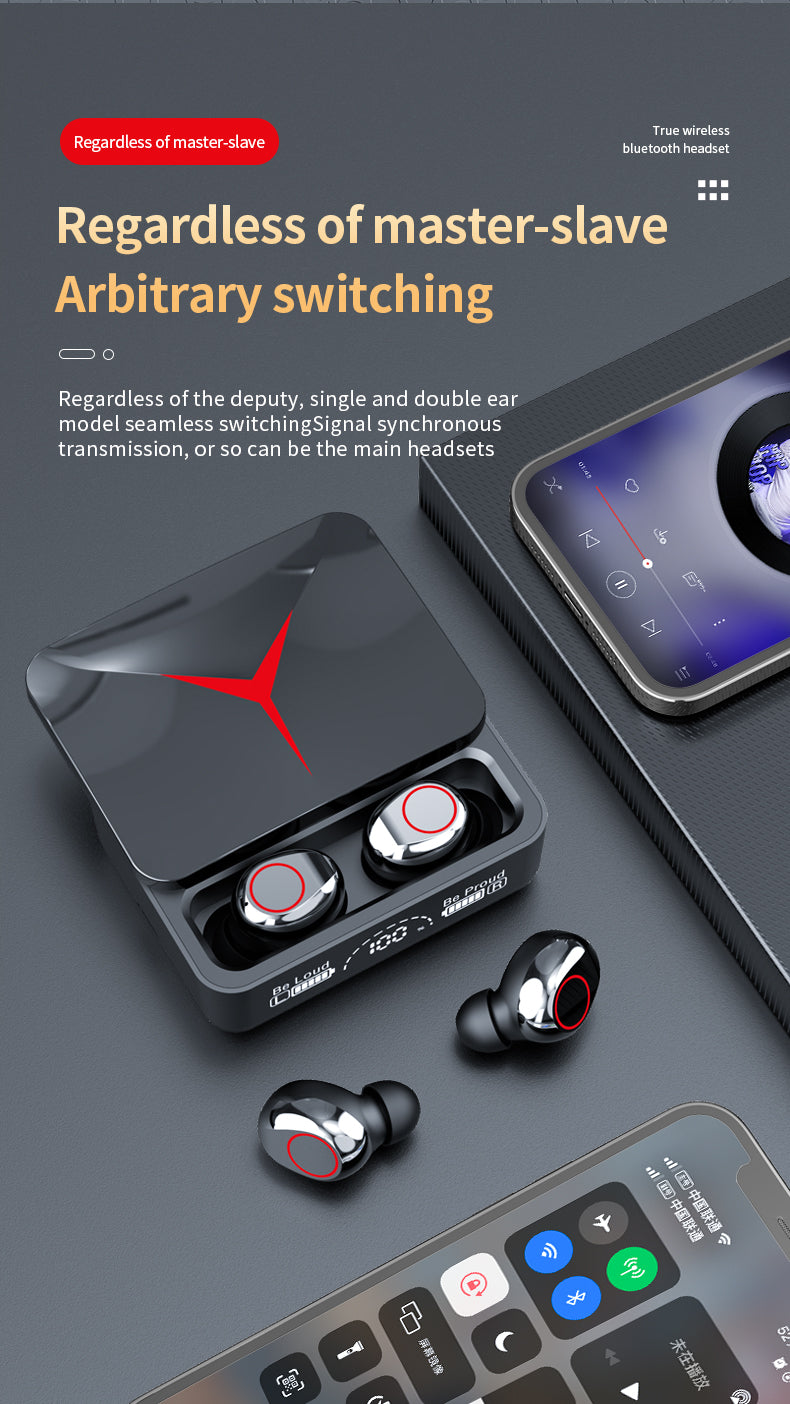 M90 Pro | Gaming EarBuds | True Wireless Earbuds | Type-C Charging| ACTIVE Noise Cancellation|